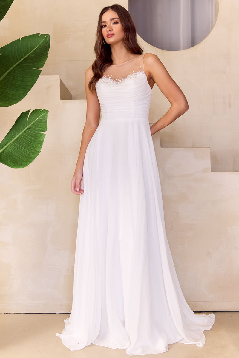 Wedding Dress A-Line Gown By Amelia Couture 3023