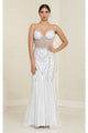 Wedding Dress Sweetheart Beaded Bridal Gown By Royal Queen RQ8126 - WHITE / 4 - Dress