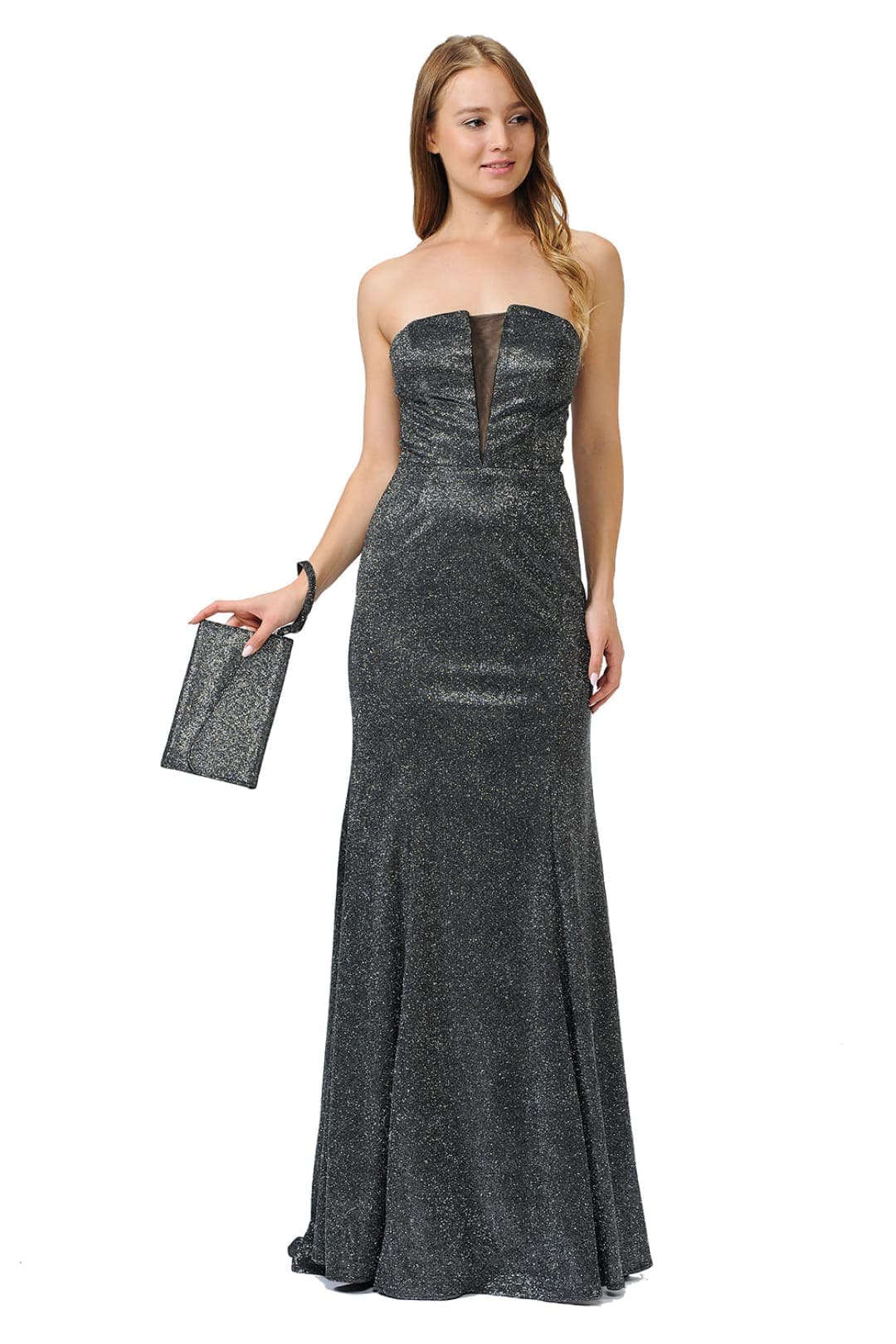 Wedding Dresses For Guests - BLACK/SILVER / XS