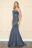 Wedding Dresses For Guests - ROYAL BLUE / XS