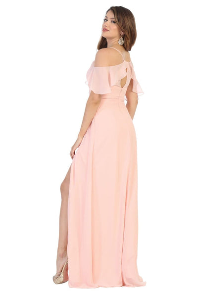 Western Dress For Women in BLUSH By May Queen MQ1732