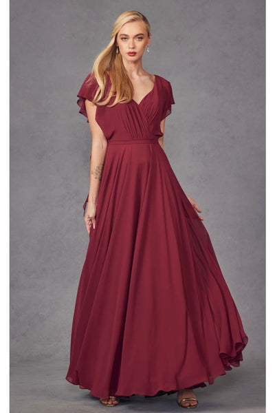 Western Dress For Women in Burgundy By Juliet 261
