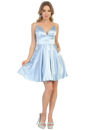 Western Dress For Women in DUSTY BLUE By MQ1770