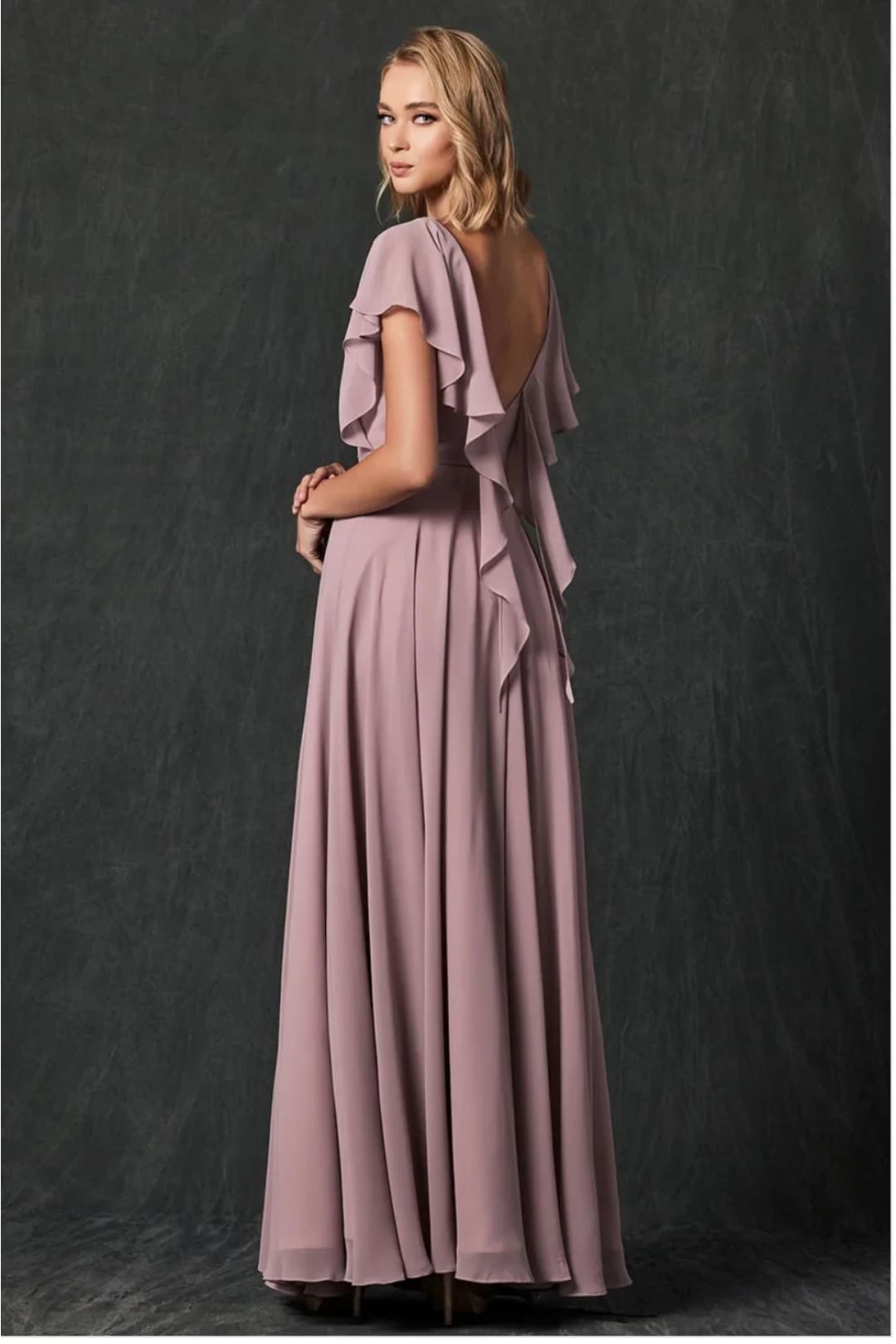 Western Dress For Women in Mauve By Juliet 261