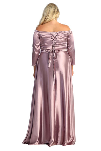 Western Dress For Women in Mauve By May Queen MQ1930 - Mauve / 4