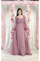 Western Dress For Women in MAUVE By May Queen MQ1990 - Mauve / 4
