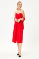 Western Dress For Women in Red By May Queen MQ1161 - Red / 4