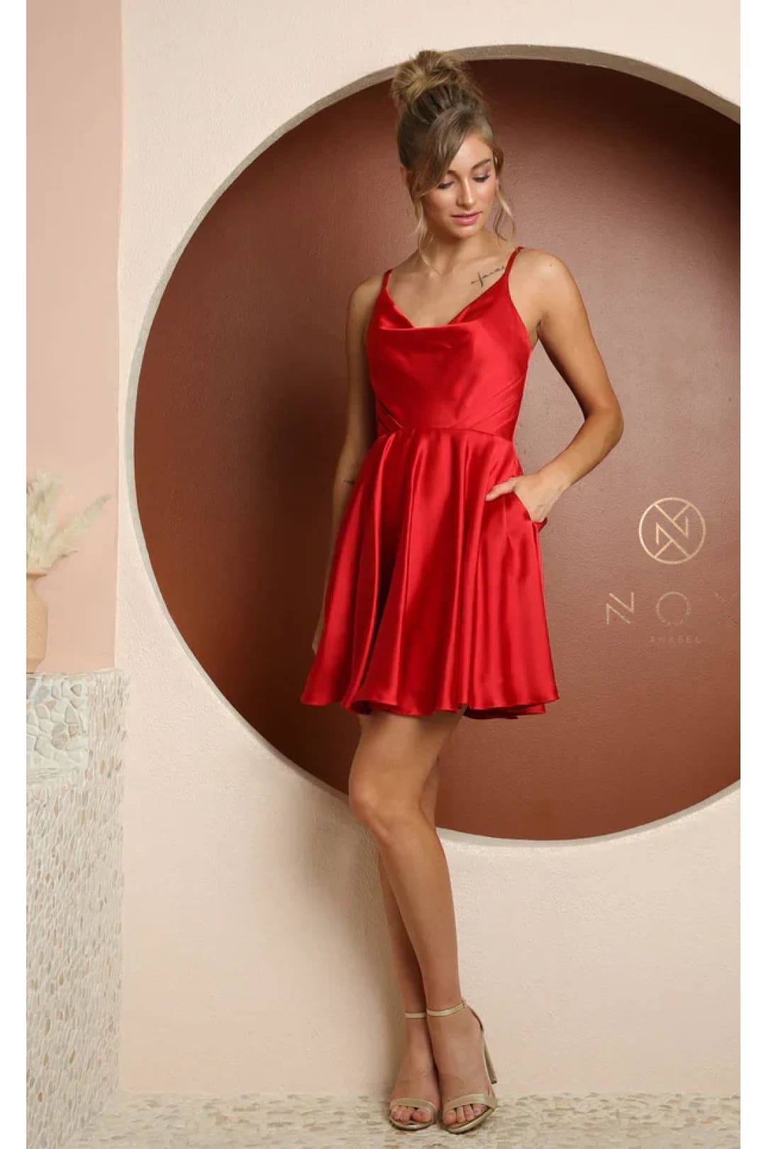 Western Dress For Women in Red By NOX Anabel R759 - Red