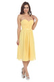 Western Dress For Women in Yellow By May Queen MQ1161 - Yellow / 6