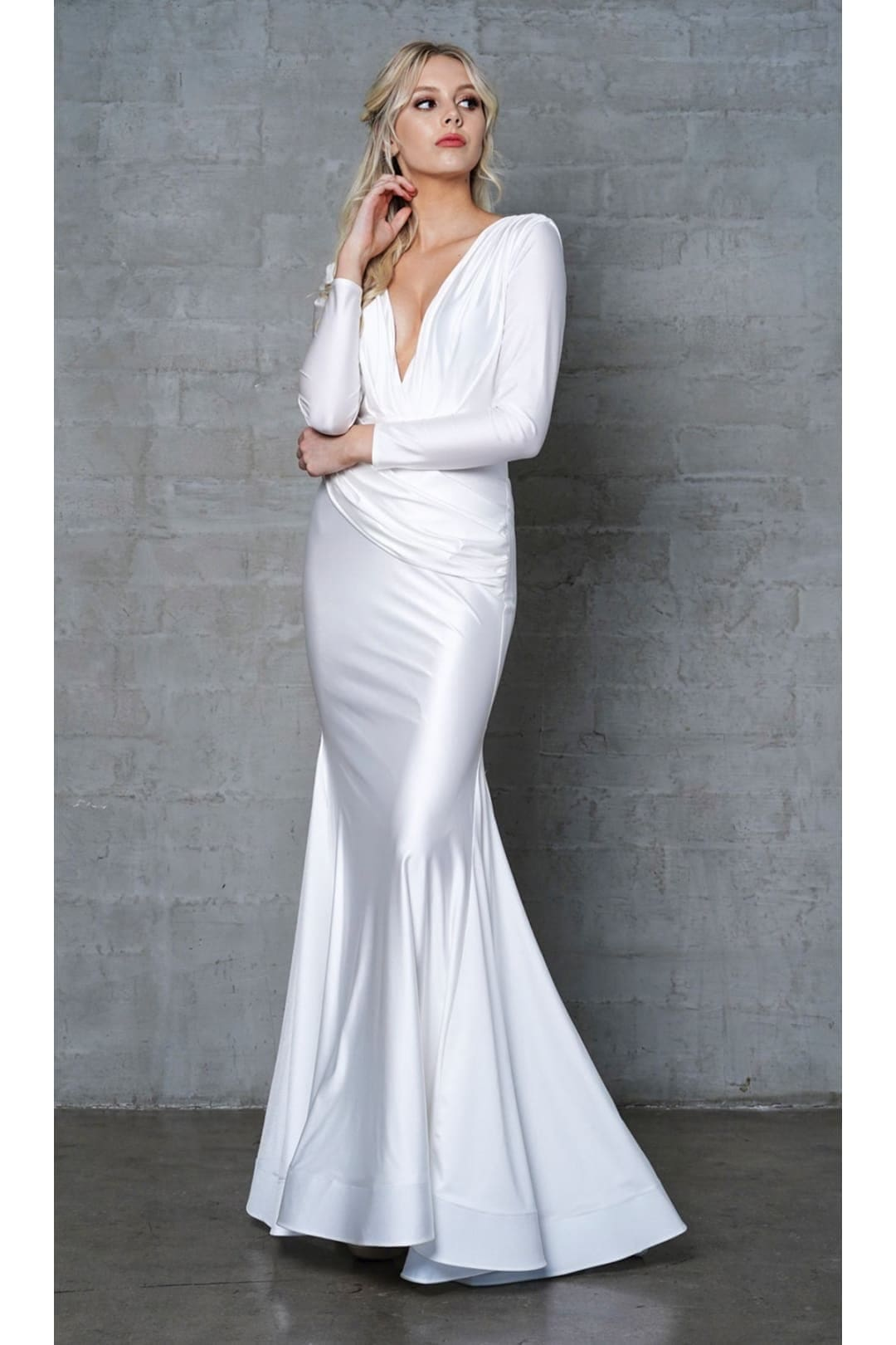 White Christmas & Holiday Dress By Amelia Couture 381 White / 4 White Christmas & Holiday Dress By Amelia Couture 381 White / 4