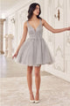 White Christmas & Holiday Dress By Ladivine CDCY022 - White / xxs
