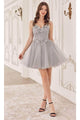 White Christmas & Holiday Dress in Sequin By Ladivine CY019 - White / XS