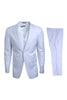 White Stacy Adams Men’s Suit - White / 34R / SM282H1-08 - Mens-suits