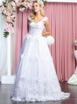 White Wedding Ball Gown