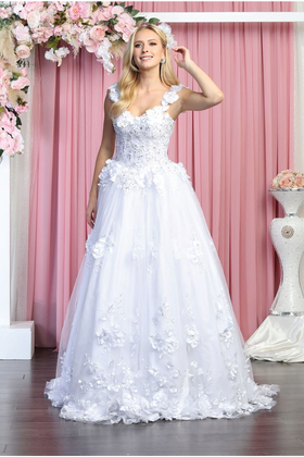 White Wedding Ball Gown