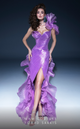 Fouad Sarkis 2788 Asymmetric Ruffled Gown