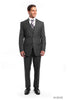 Three Piece Men’s Pin Stripe Suit - GREY - 02 / US34S/W28 / EU44S/W38 - Mens Suits