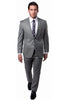 Mens Two Piece Ultra Slim Fit Sharkskin Suit - Earth Tan - 05 / US34S/W28 / EU44S/W38