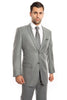 Mens Two Piece Ultra Slim Fit Sharkskin Suit - Shark Grey - 04 / US34S/W28 / EU44S/W38