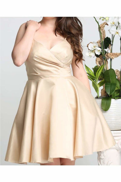 Spaghetti Strap Cocktail Dress