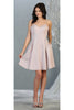 Semi Formal Short Designer Dress - PINK / 2