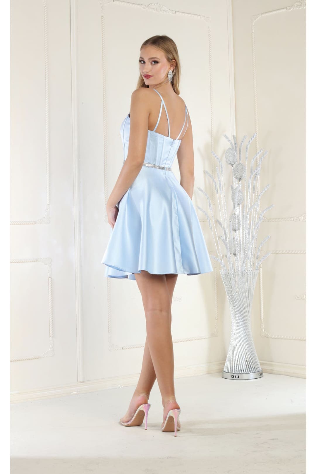 May Queen MQ1864 A Line Short Sweetheart Cocktail Dress