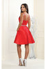 May Queen MQ1864 A Line Short Sweetheart Cocktail Dress