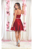 Simple Bridesmaids Short Dress