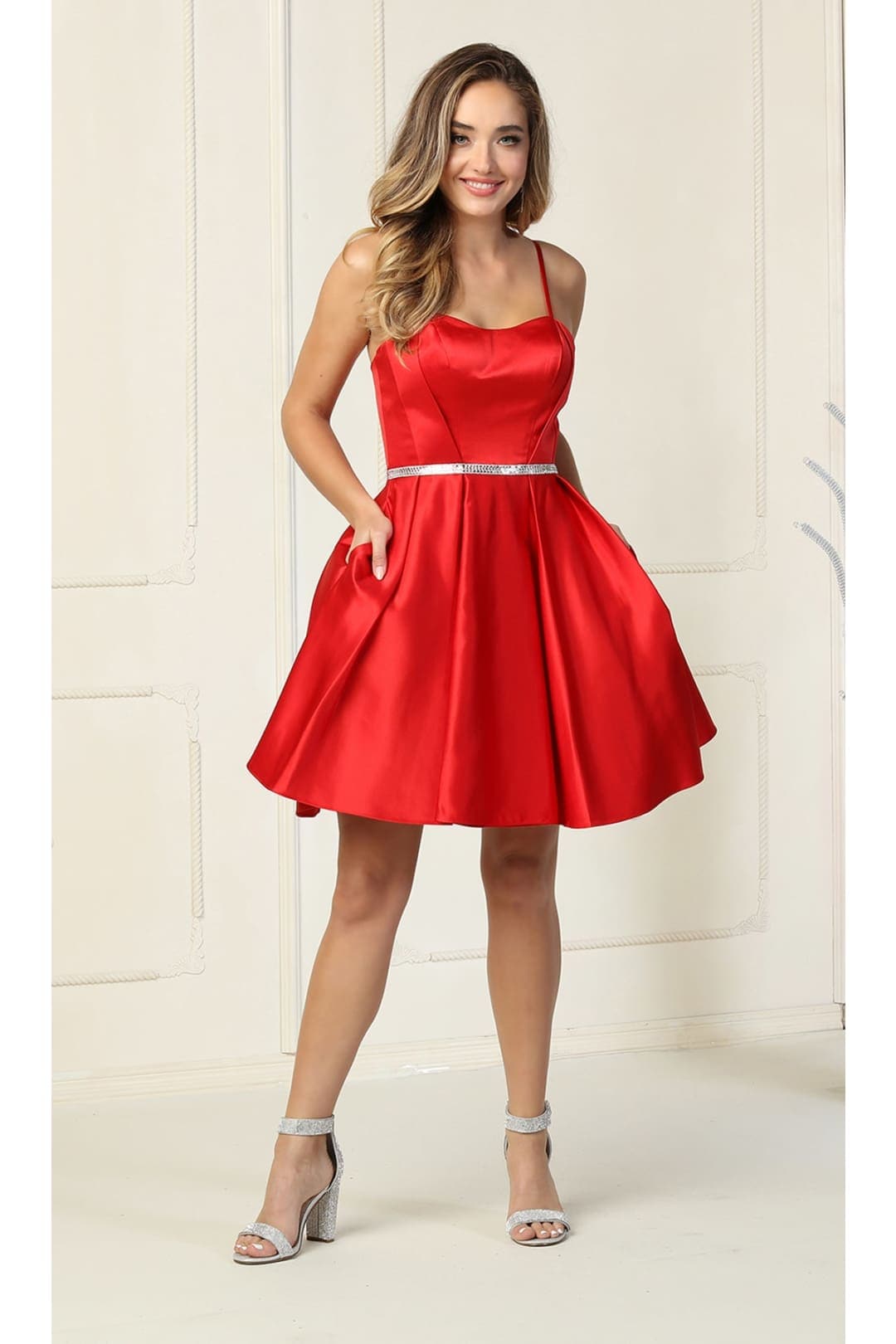 Simple Bridesmaids Short Dress