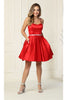 Simple Bridesmaids Short Dress