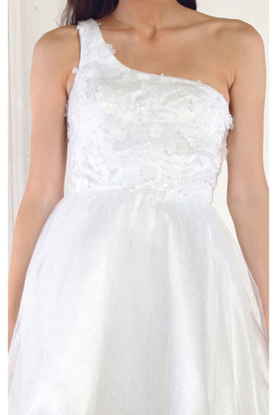 May Queen MQ1973 One Shoulder A-line Cocktail Dress