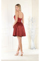 May Queen MQ1959 Spaghetti Straps Cocktail Dress