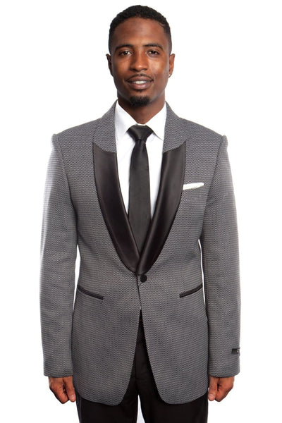 Men's Shawl Collar Tuxedo Suit Jacket - FDSSMJ209A