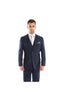 Mens Three Piece Ultra Slim Fit Solid Suit - Navy 02 / US34S/W28 / EU44S/W38